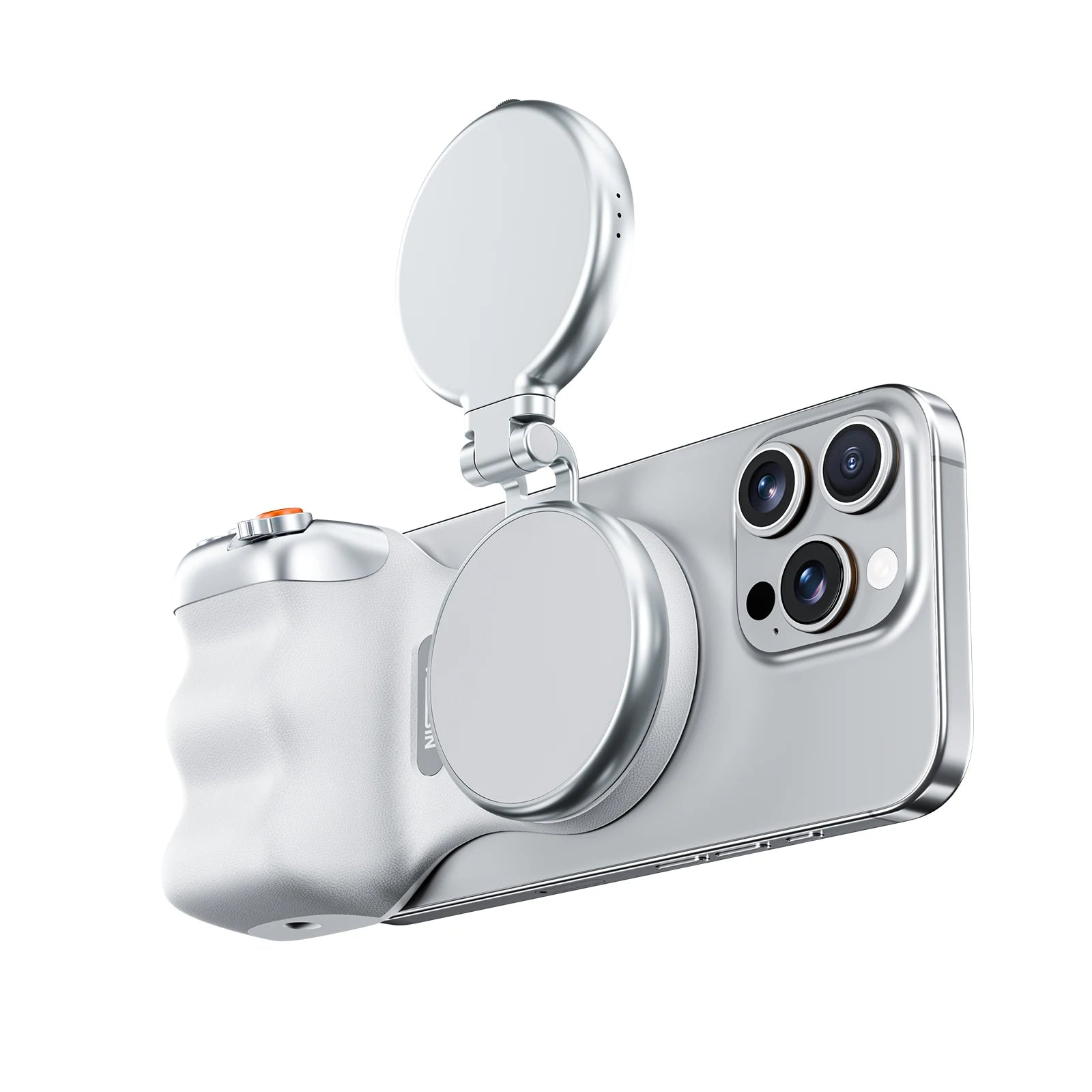 Magnetic Phone Camera Grip With Remote Shutter Handle And Holder For Smartphones And Mobile Videography