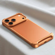 Coque de téléphone transparente anti-chute avec cadre en aluminium pour la série iPhone 17, protection claire et visible