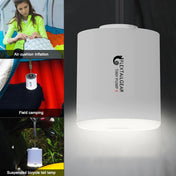 Pompe à air ultra compacte et lanterne pour voyage et plein air, gonfleur et lampe de poche