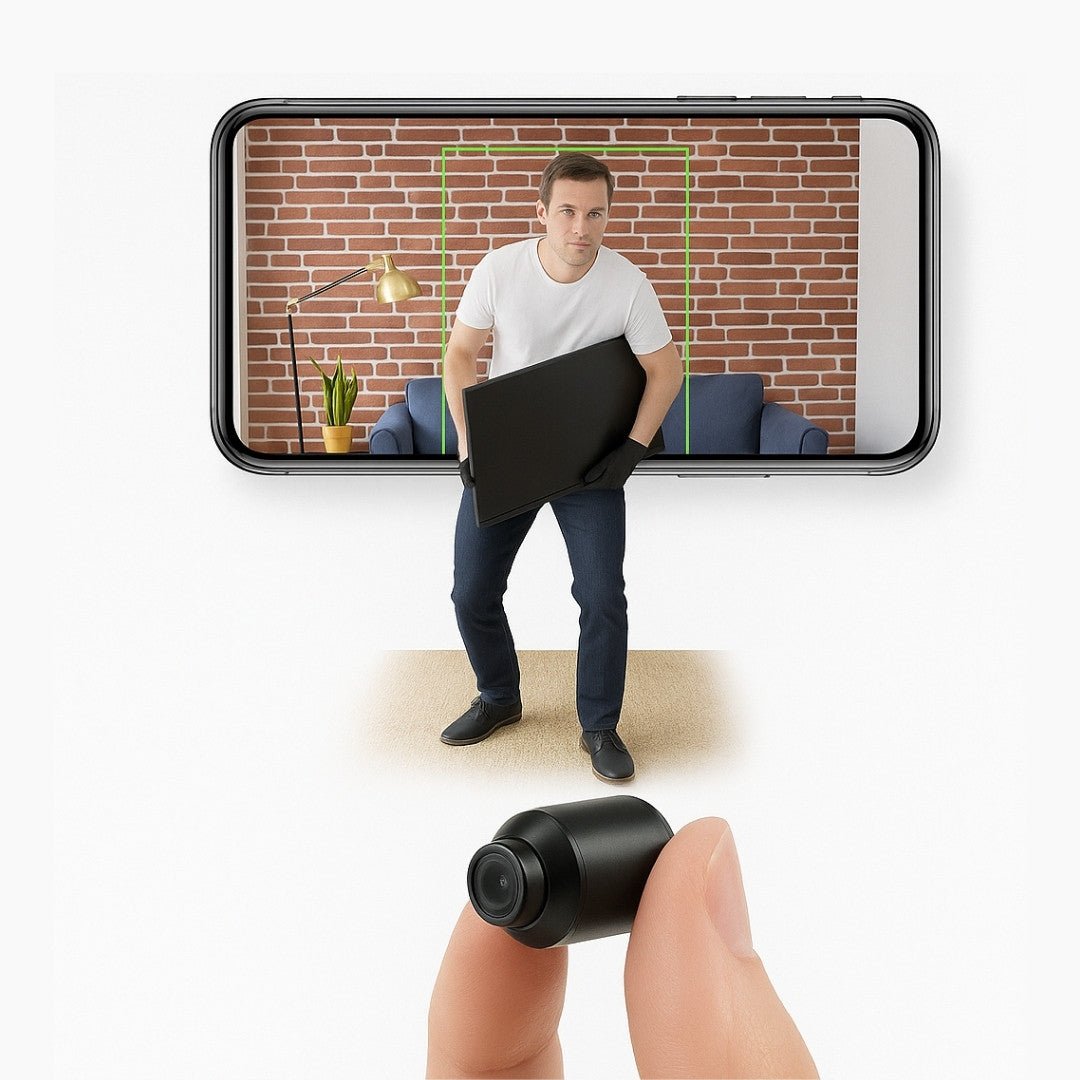 Compact Night Vision WiFi Security Camera For Real Time Mobile Monitoring