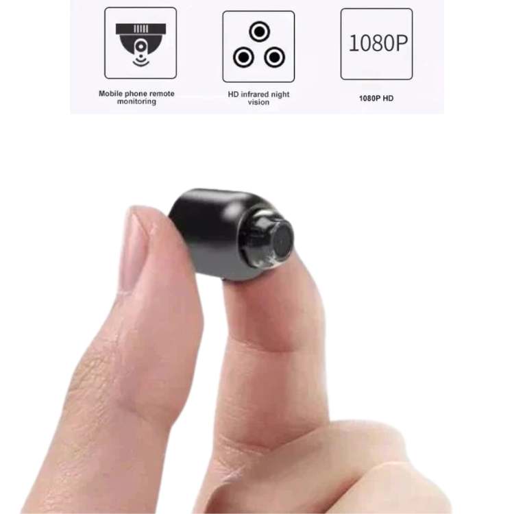 Compact Night Vision WiFi Security Camera For Real Time Mobile Monitoring