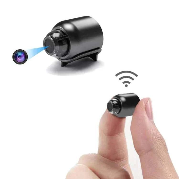 Compact Night Vision WiFi Security Camera For Real Time Mobile Monitoring