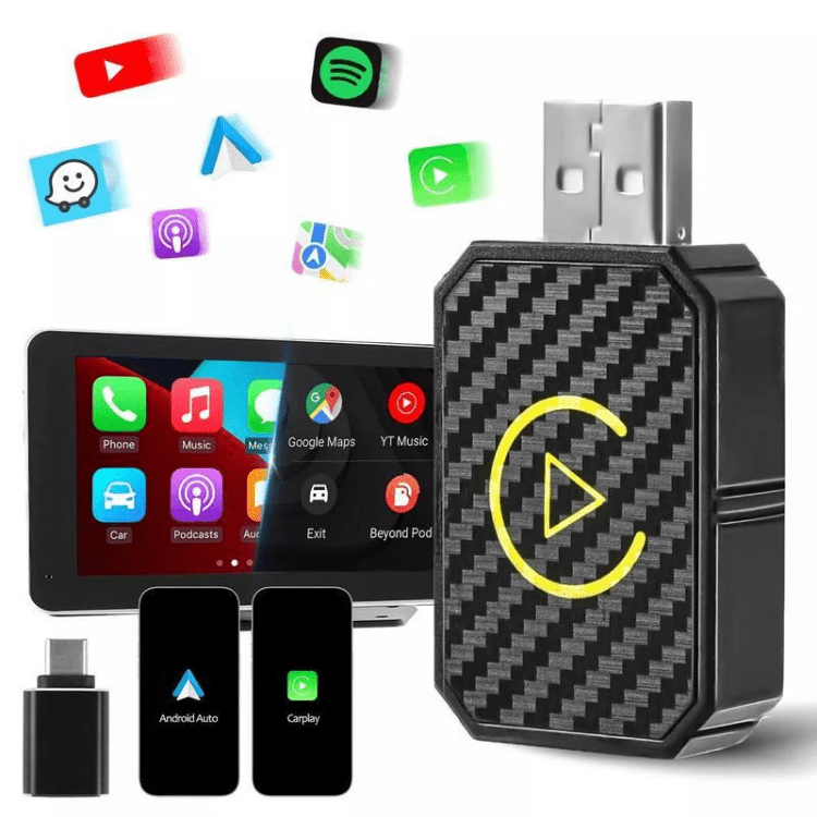 Adaptateur CarPlay sans fil Mini pour iPhone et véhicules équipés de CarPlay filaire
