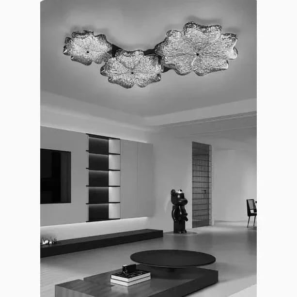 VerdantLuma Nordic Leaf LED-lysekrone med elegant moderne design til moderne interiører