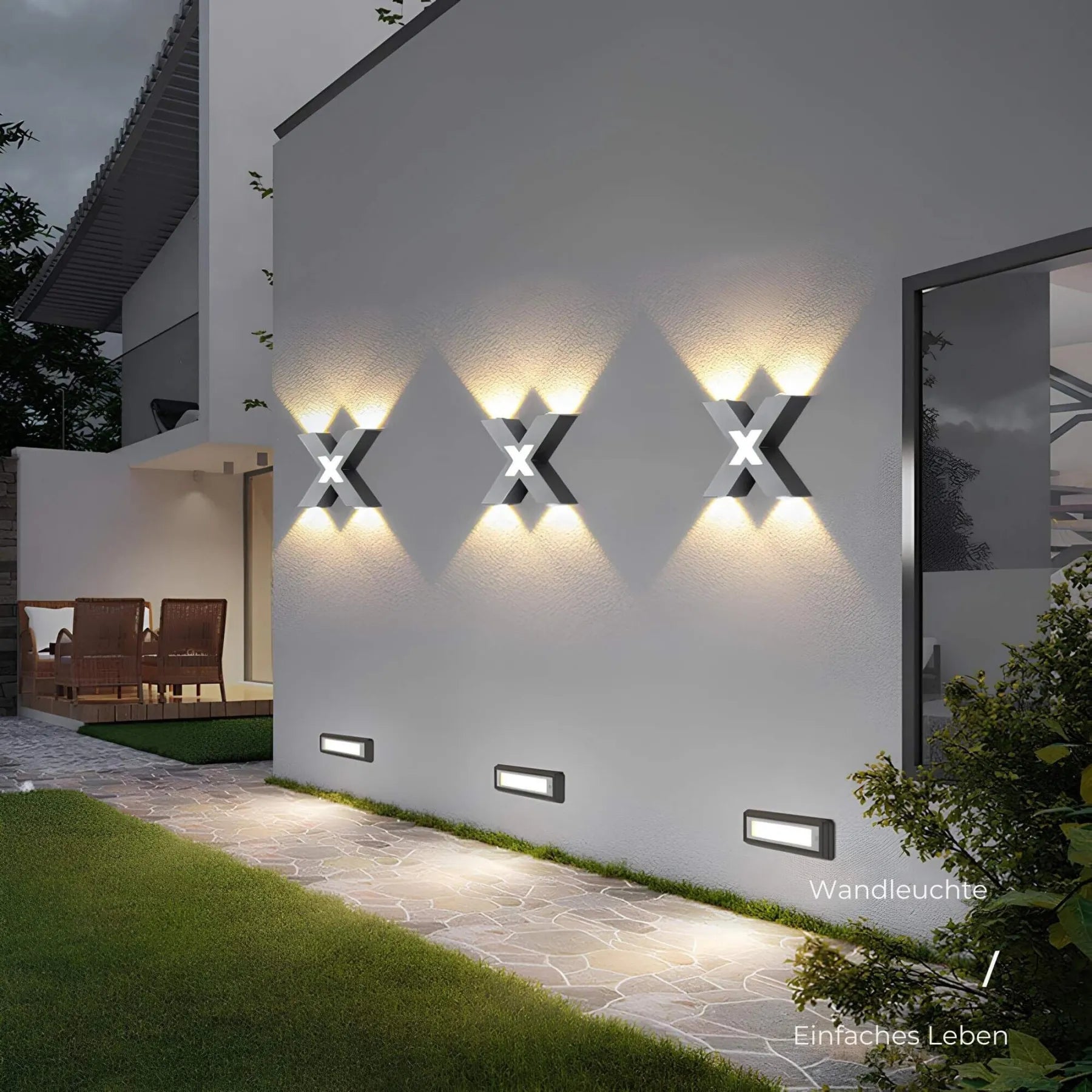 Outdoor Wall Lamp Modern | Stylish Outdoor Wall Lights | Weather Resistant Exterior Wall Lights | Energy Efficient Outdoor Wall Lantern | Elegant Garden Lighting - Zardee-5
