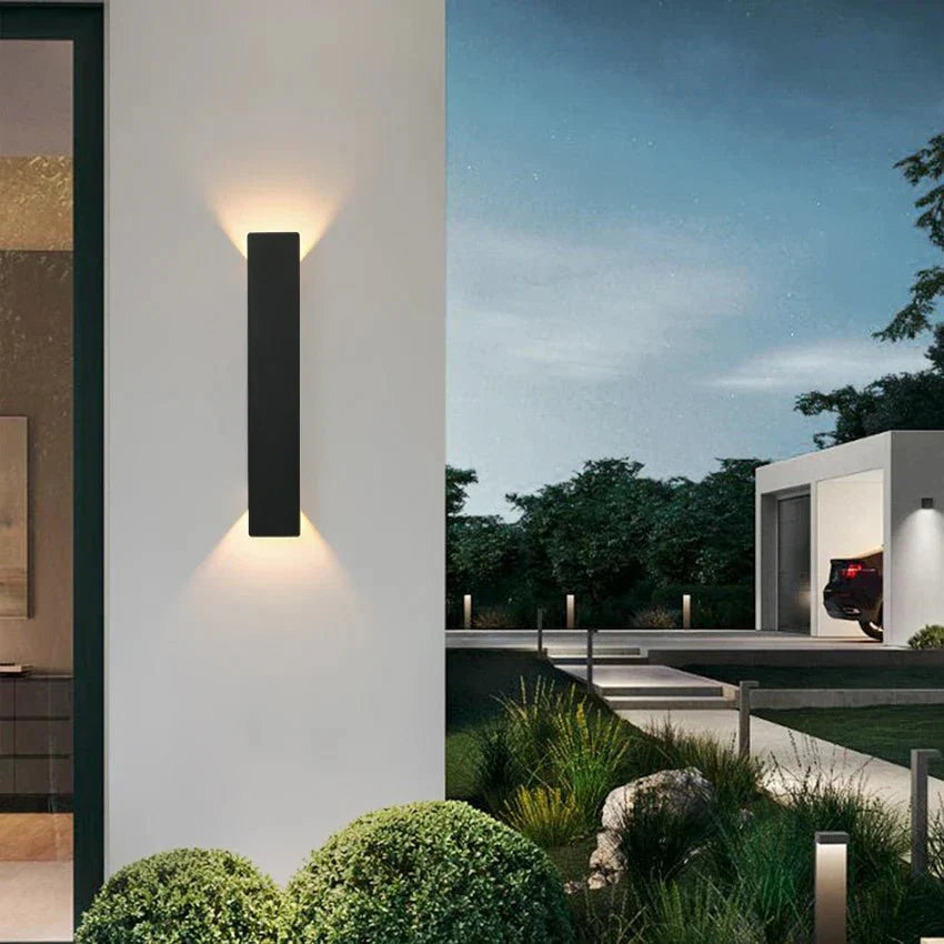 Variant image for Modern Outdoor Wall Lamp | Weatherproof Exterior Wall Lights | Stylish Outdoor Wall Lantern | Minimalist LED Light Fixture | Elegant Outdoor Lighting - Zardee-1