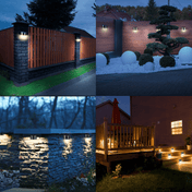 Solar Outdoor Wall Lamp | Weatherproof LED Light | Eco-Friendly Solar Lighting | Stylish Outdoor Wall Lantern | Solar Wall Lights Outdoor - Zardee-3