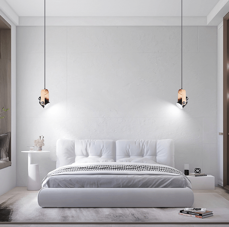 Nordic Pendant Ceiling Lamp | Minimalist Hanging Light | Wood and Metal Fixture | Elegant Ceiling Lights | Modern Home Decor - Zardee-6