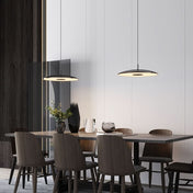 Modern Iron Nickel LED Pendant Light Nordic Ceiling Lamp With Sleek Nordic Design For Contemporary Homes