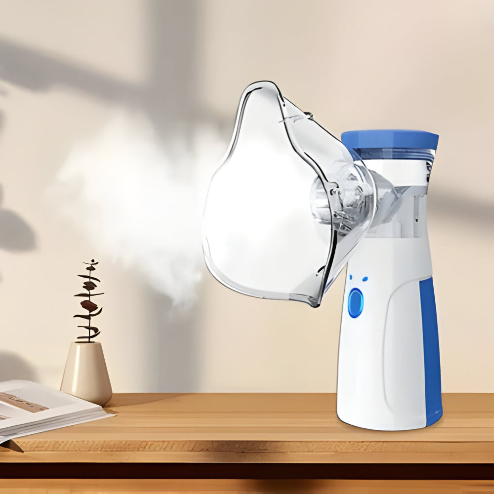 Bärbar ultraljudsnebulisator för barn och vuxna, kompakt handhållen terapienhet