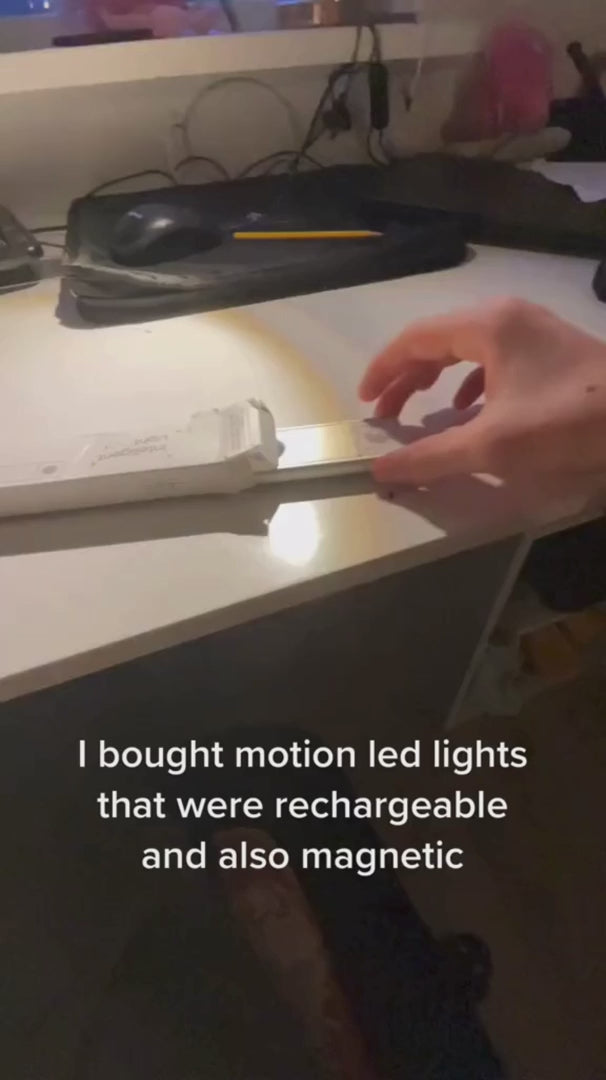 Rörelsesensor LED-nattlampa för sängramar och inomhusbruk med automatisk rörelseaktivering