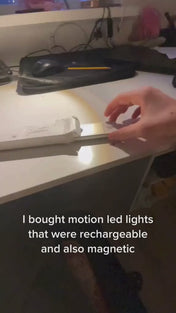 Rörelsesensor LED-nattlampa för sängramar och inomhusbruk med automatisk rörelseaktivering
