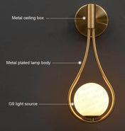 Modern Minimalist Wall Lamp | Adjustable Wall Sconce Lighting | Sleek Design Wall Lights | Touch On/Off Wall Fixture | Contemporary Home Decor - Zardee-6