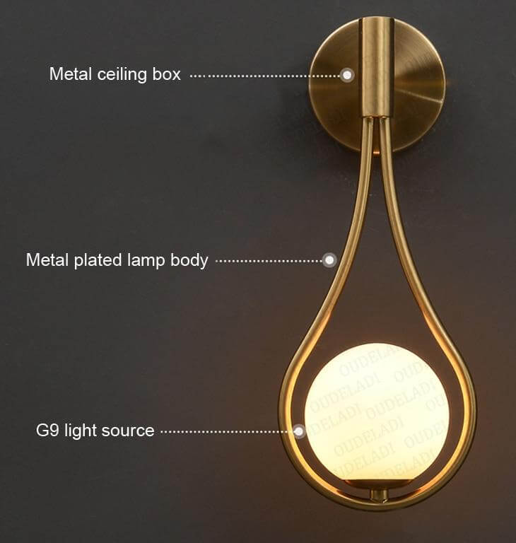 Modern Minimalist Wall Lamp | Adjustable Wall Sconce Lighting | Sleek Design Wall Lights | Touch On/Off Wall Fixture | Contemporary Home Decor - Zardee-6