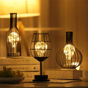 Battery Operated Table Lamp | Modern Nightstand Light | Stylish Bedside Lamp | LED Ambient Fixture | Portable Reading Light - Zardee-2