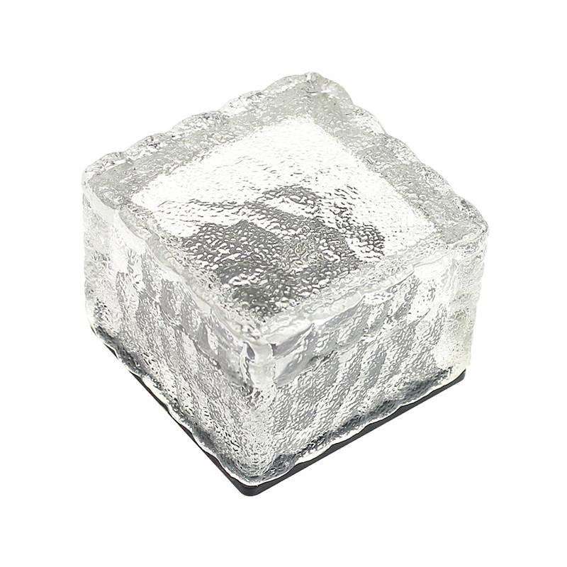 Solar Cube Garden Light With Colour Changing Water Ripple Effect For Outdoor Ground And Surface Decorative Lighting
