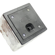Solar Cube Garden Light With Colour Changing Water Ripple Effect For Outdoor Ground And Surface Decorative Lighting