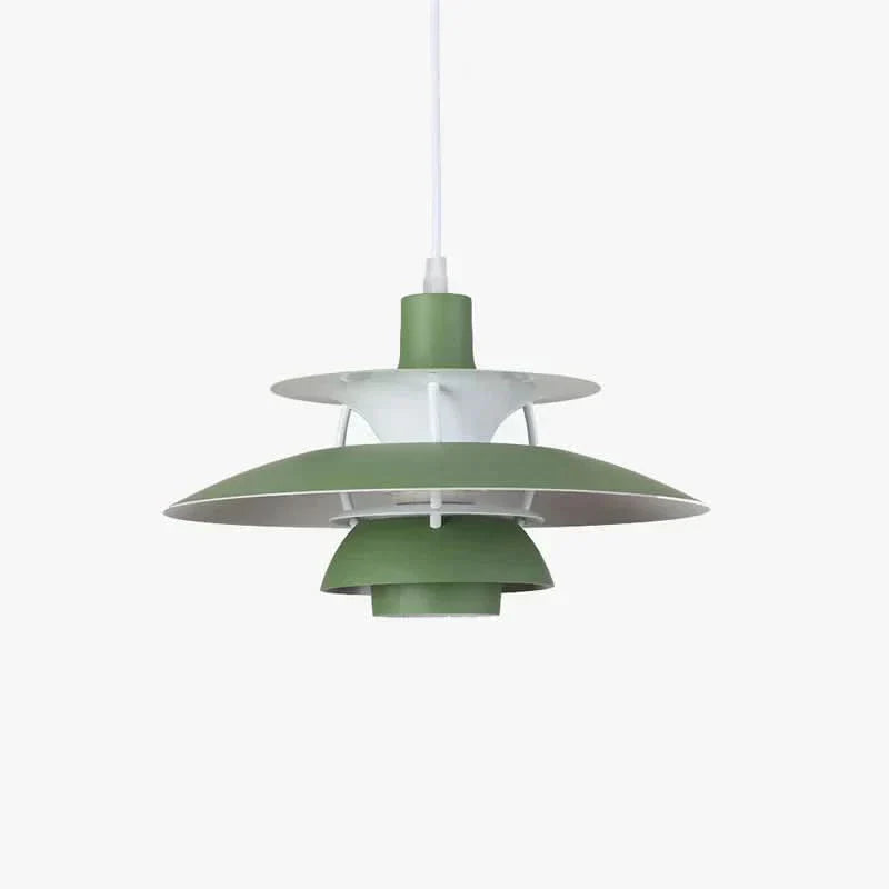 Moderne Aurora LED pendel med E27 metalskærm til boligindretning og moderne opholdsrum
