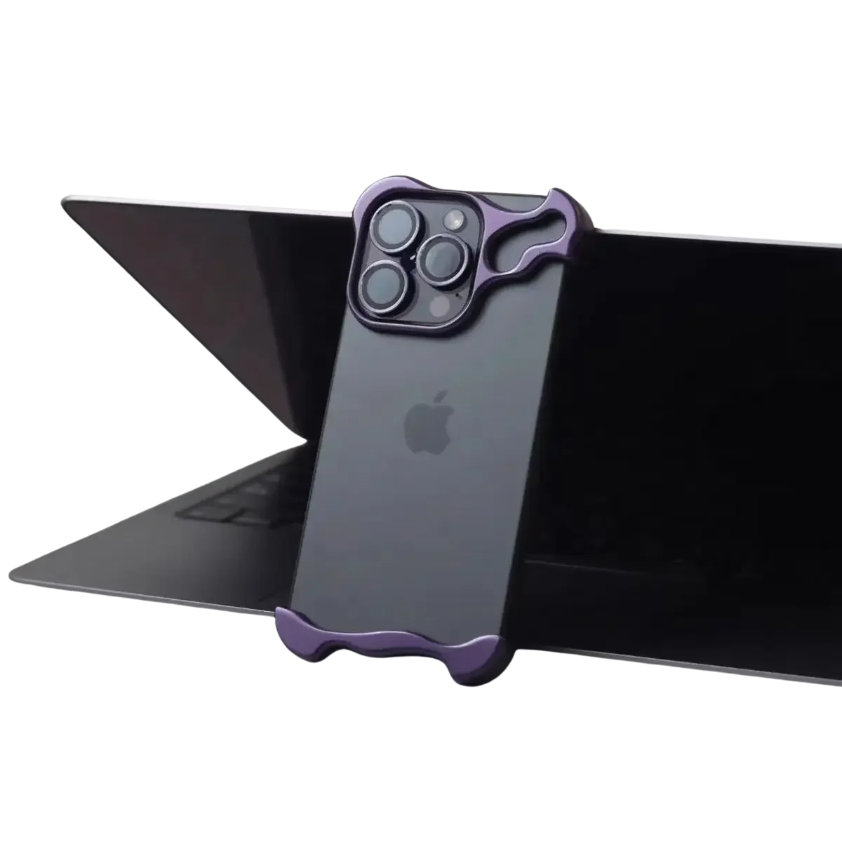 AeroGuard Aluminiumlegering Stødfanger Telefoncover til iPhone, Slankt Design og Præcise Udskæringer til iPhone