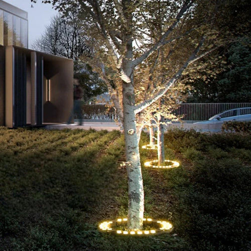 LED-træoplysning jordlampe til landskab med 360 graders belysning til udendørs haver og terrasser