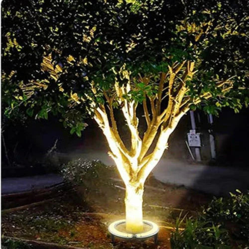 LED-træoplysning jordlampe til landskab med 360 graders belysning til udendørs haver og terrasser