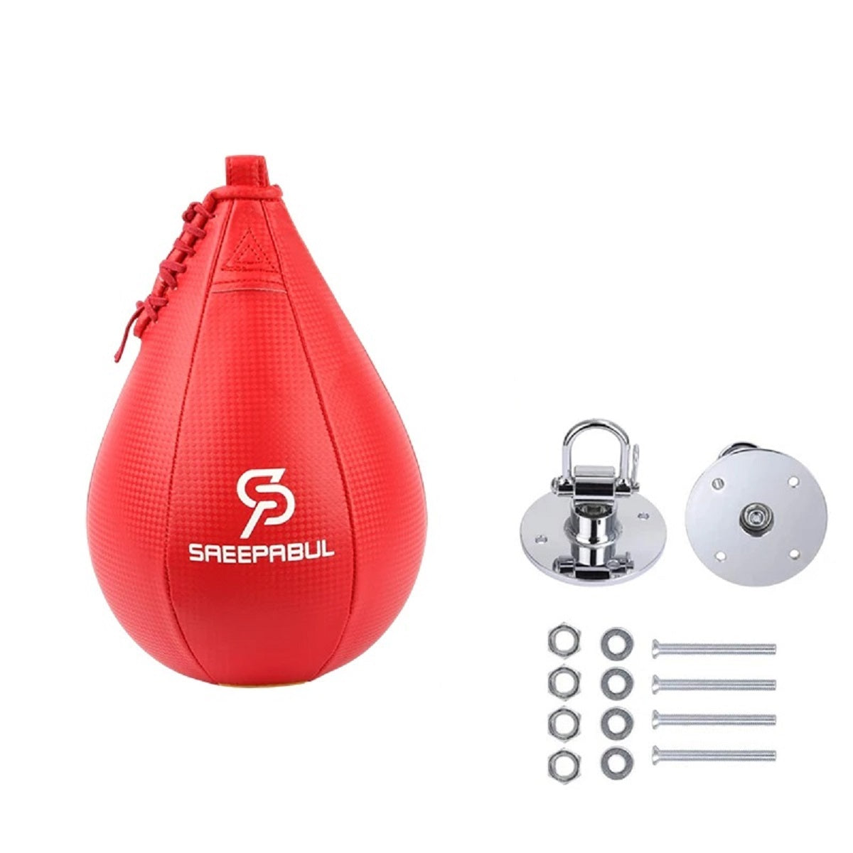Conjunto de Bola de Velocidade de Boxe e Saco de Pancadas para Treino em Casa, Exercícios de Fitness e Prática Diária