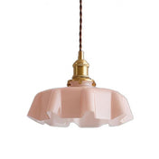 Variant image for Glass Pendant Light Chandelier | Vintage Kitchen Pendant Lighting | Elegant Hanging Lights | Floral Ceiling Fixture | Retro Pendant - Zardee-2