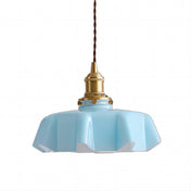 Variant image for Glass Pendant Light Chandelier | Vintage Kitchen Pendant Lighting | Elegant Hanging Lights | Floral Ceiling Fixture | Retro Pendant - Zardee-3