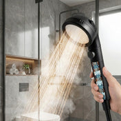 Shower Head With Three Spray Modes Rainfall Jetting And Massage For Bathroom Use