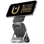 Magnetic Tripod Phone Stand With MagFlex Wallet And Adjustable Holder For iPhone On The Go