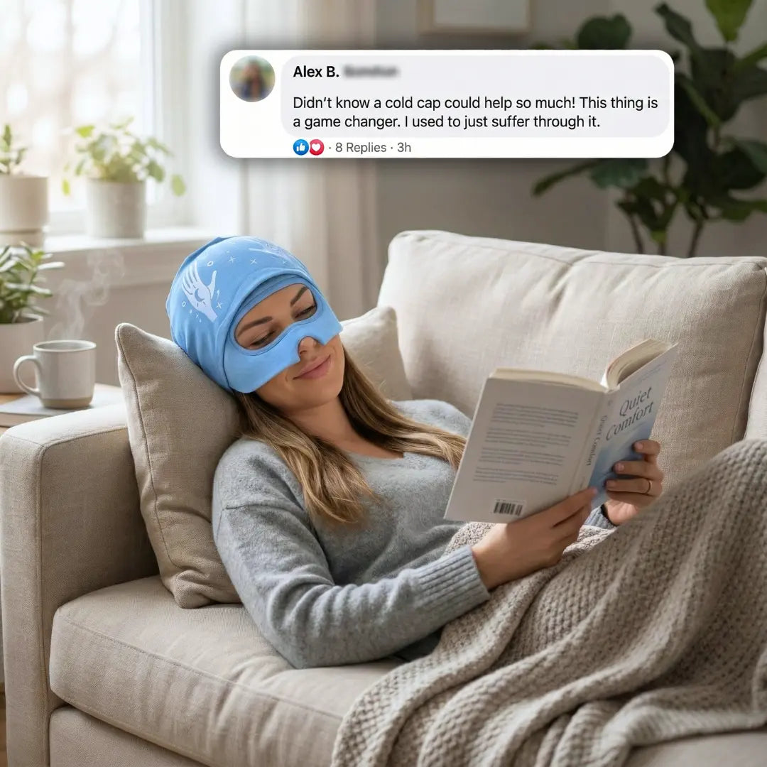 NovaNest Migraine Cap Deluxe Edition For Everyday And Travel Use Ideal Travel Wear