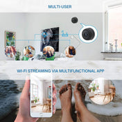 Ultra-kompakt HD-sikkerhedskamera med realtidsmonitorering, fjernadgang og natvision