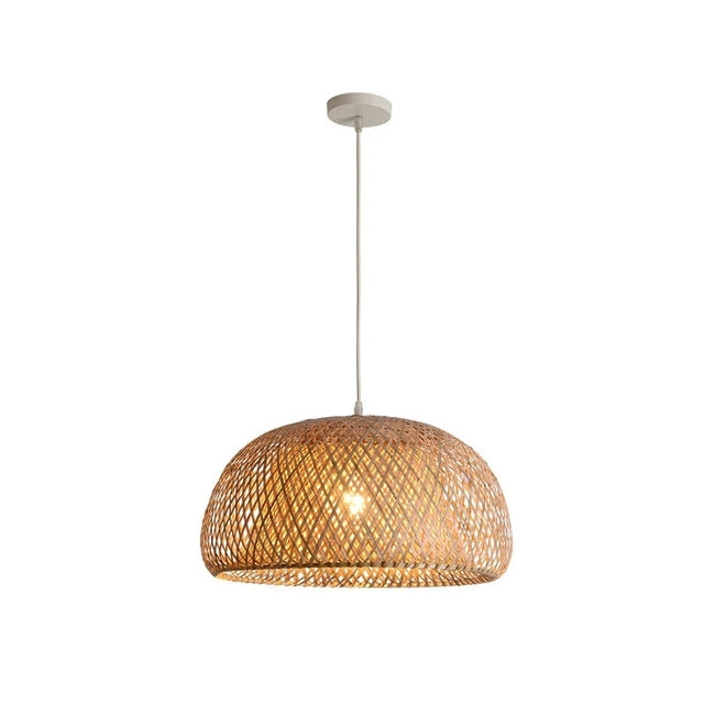 Variant image for Rattan Pendant Light | Bamboo Hanging Lights | Kitchen Pendant Lighting | Natural Woven Light Fixture | Elegant Home Decor Lamp - Zardee-2