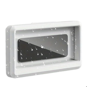 Support de téléphone étanche pour douche avec fixation murale auto-adhésive pour téléphones à écran tactile sous la douche