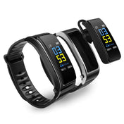 Onyx Nordic 2-i-1 smarturarmbånd med Bluetooth-øretelefoner og moderne bærbar teknologi